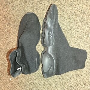 SHEIN Black Sock-Style Women's Sneakers